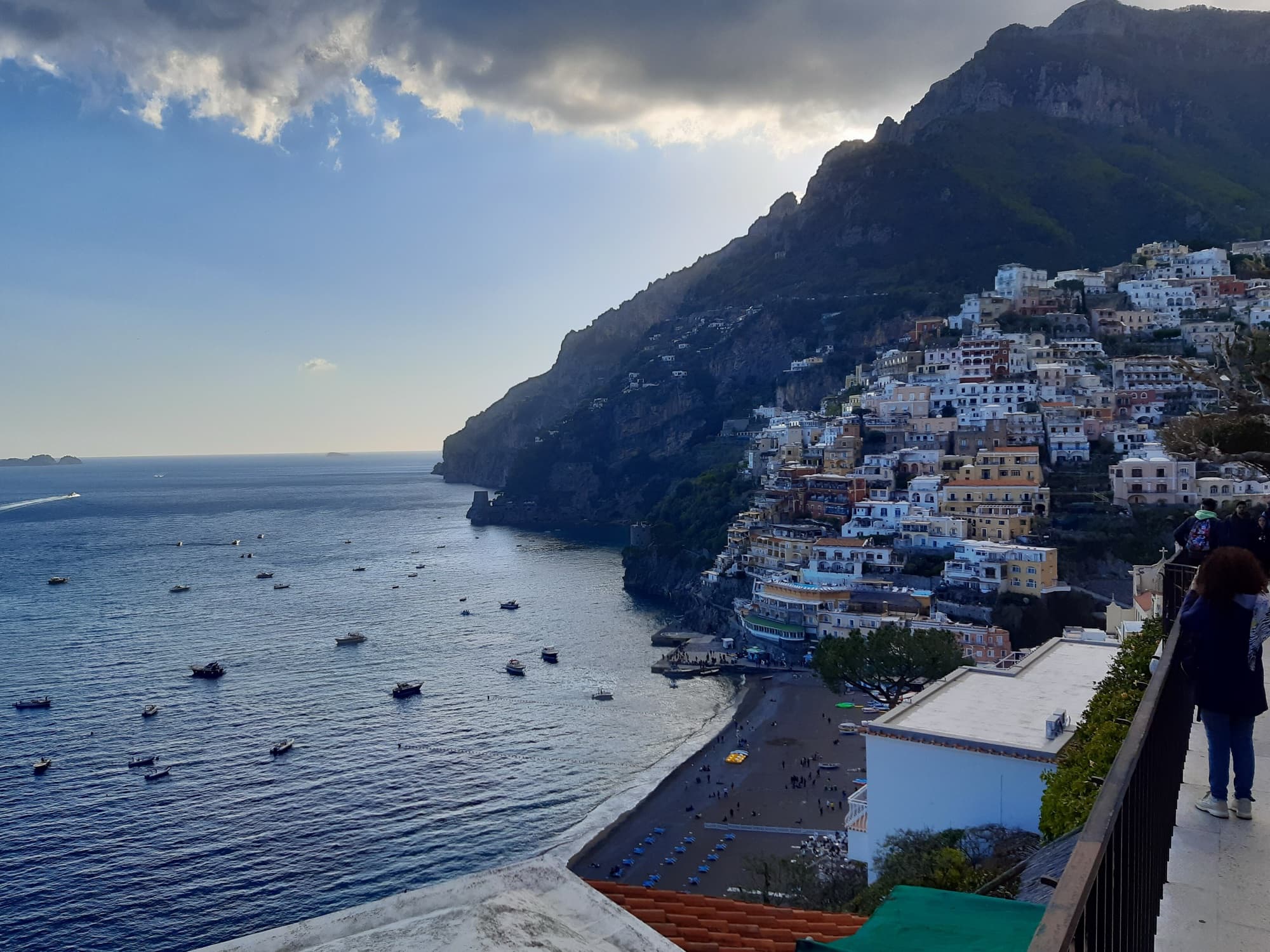 Positano ve Amalfi kıyısı